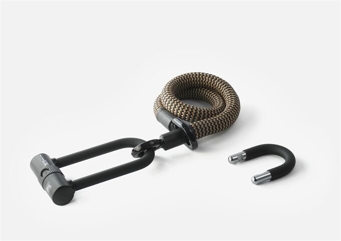 tex-lock tex-lock eyelet S 80cm + X-Lock, gold/schwarz