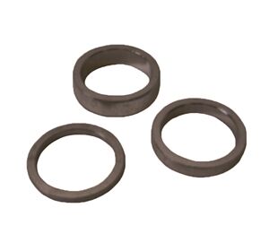 Matrix Spacer Set Alu 1 1/8" 3/5/10mm schwarz (schwarz)