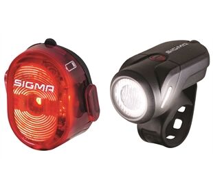 Sigma LED Beleuchtungs-Set Aura 35 Lux + Nugget ll USB