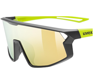 Uvex skyrise jr. (black-yellow matt / mir.yell)