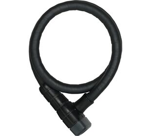 Abus 6615K/85/15 Microflex Kabel/Schlüssel black (schwarz)