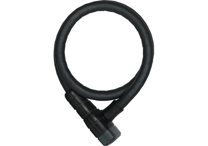 Abus 6615K/85/15 Microflex Kabel/Schlüssel black