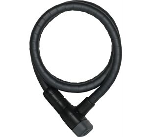 Abus 6615K/120/15 Microflex Kabel/Schlüssel black (schwarz)