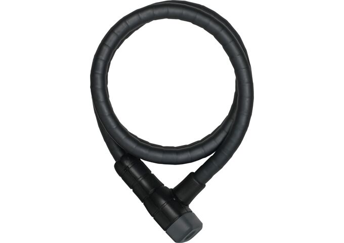 Abus 6615K/120/15 Microflex Kabel/Schlüssel black