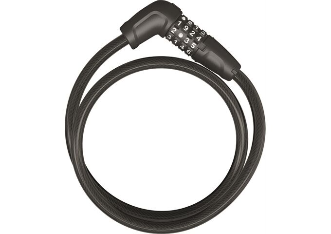 Abus 5410C/85/12 Numerino Kabel/4 Zahlen black