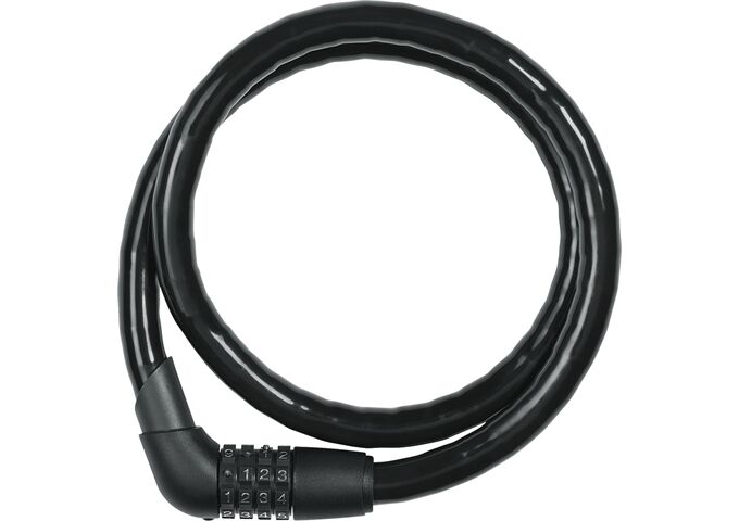 Abus 1360/110 Steel-O-Flex Tresor Kabel/4 Zahlen black