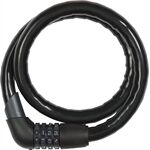 Abus 1360/85 Steel-O-Flex Tresor Kabel/4 Zahlen black