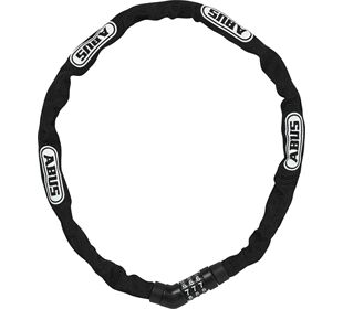 Abus 4804C/75 Steel-O-Chain Kette/3 Zahlen black (schwarz)