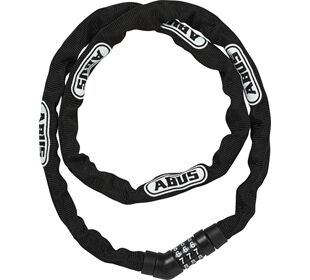 Abus 4804C/110 Steel-O-Chain Kette/3 Zahlen black (schwarz)