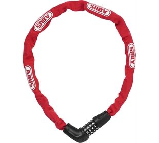 Abus 5805C/75 Steel-O-Chain red Kette/4 Zahlen (rot)