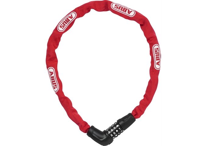 Abus 5805C/75 Steel-O-Chain red Kette/4 Zahlen
