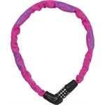 Abus 5805C/75 Steel-O-Chain pink Kette/4 Zahlen