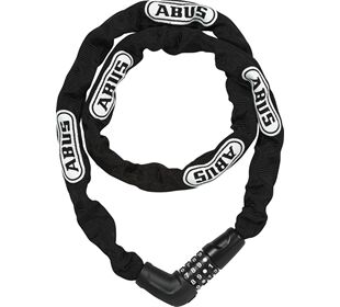 Abus 5805C/110 Steel-O-Chain Kette/4 Zahlen black (schwarz)