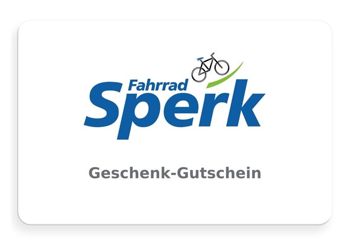 Fahrrad Sperk Geschenkgutschein