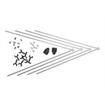 SKS 4 V-Streben 3.4 V2A 345mm