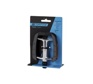Matrix Pedal PE39 Trekking Alu Industrielager sz/si (schwarz/silber)