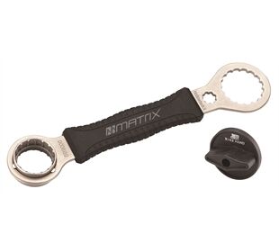 Matrix Werkzeug Innenlager Hollowtech II (schwarz/silber)