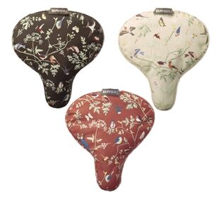 Basil Sattelüberzug Wanderlust charcoal (grau)