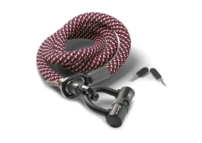tex-lock tex-lock eyelet S 80cm + U-Lock, chateau red