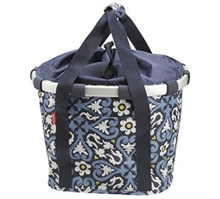 Klickfix Bikebasket Floral (schwarz)