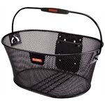 Klickfix Oval Korb feinmaschig schwarz