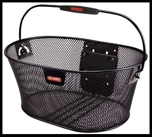 Klickfix Oval Korb feinmaschig schwarz