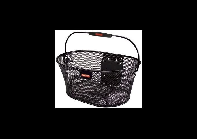 Klickfix Oval Korb feinmaschig schwarz