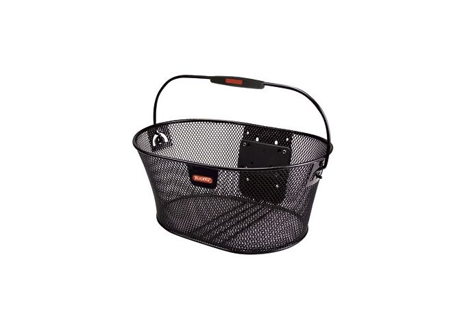 Klickfix Oval Korb feinmaschig schwarz